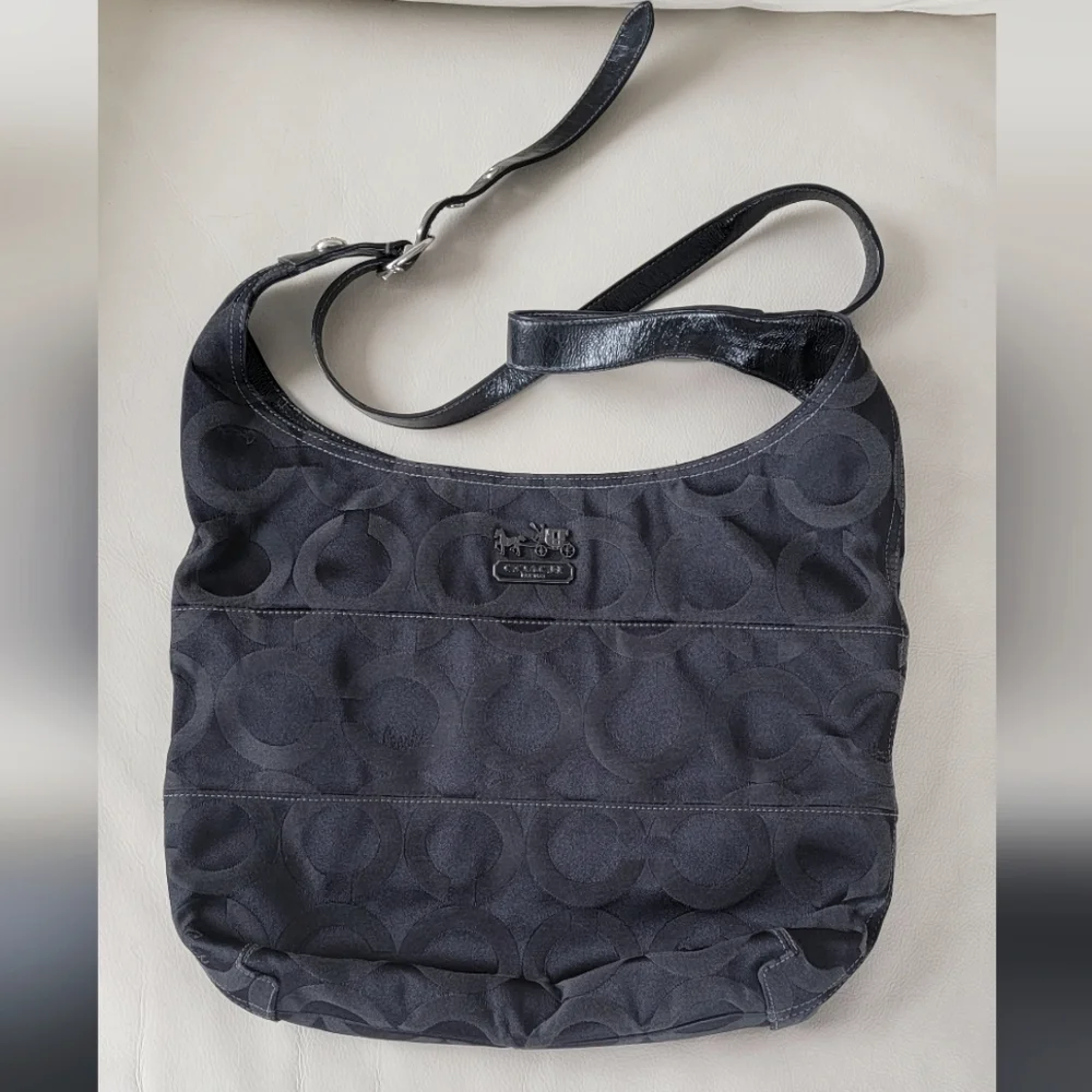 Coach Signature Black Canvas